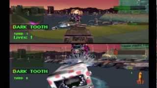 Twisted Metal 2: World Tour Co-Op Hard Playthrough Warthog/Sweet Tooth 3/3