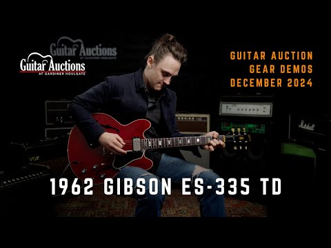1962 Gibson ES-335 TDC electric guitar | December 2024 Gear Demo | Guitar Auctions at GH