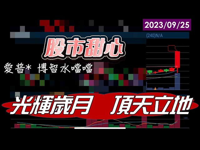 09/25【甜心盤後影音】愛普*、博智水噹噹，光輝歲月、頂天立地！
