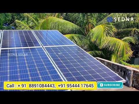 3Kwp Hybrid Installation at Kumbalangi | Hybrid Solar | Sedna Solar