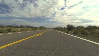 preview picture of video 'Dead Cow Road between Gila Bend and Maricopa, Arizona, Forward View, AZ SR 238, GP057540'