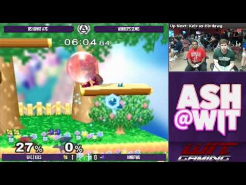 GHQ | Kels (Fox) vs Hindawg (Falco) - ASH@WIT #76 Melee Winner's Semis