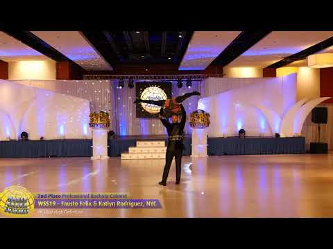 WSS19 - Fausto Felix & Katlyn Rodriguez Pro Bachata Cabaret 2nd Place