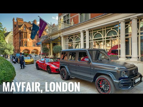 Mayfair London Walking Tour |Lifestyles of the Rich and Famous | MAYFAIR Posh area in Central London