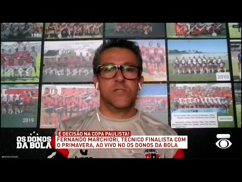 Entrevista Fernando Marchiori (técnico Primavera) - 02/10/2025 - Os Donos da Bola