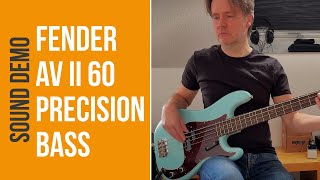 Video thumbnail for Fender American Vintage II 1960 Precision Bass - Sound demo (no talking) by Bass Bonedo