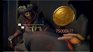 Selling Ashen Winds skull and lvl 5flag with lvl 5 emissary,gold and glory weekend and gold rush SoT