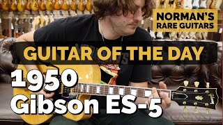 Video thumbnail for Guitar of the Day: Original 1950 Gibson ES-5 | Norman's Rare Guitars by Normans Rare Guitars