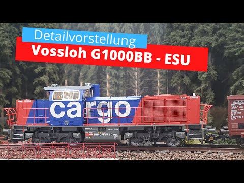 Test ESU Diesel Vossloh G1000 SBB CFF Cargo ESU 31305