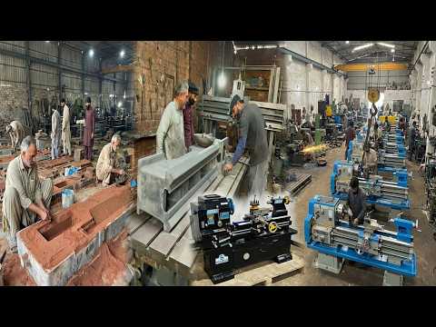 Incredible Manufacturing Process of Lathe Machine | How Lathe Machines Are Manufactured