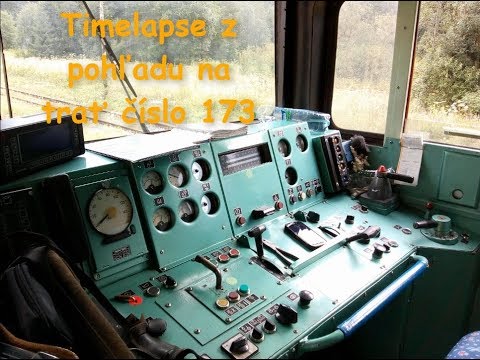 Timelapse [Pohľad na trať č. 173] - Hnilec-Červená Skala