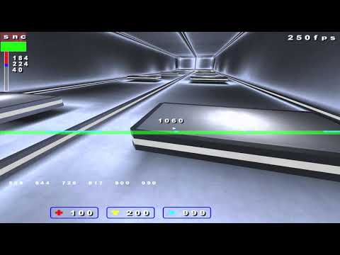 Quake 3 Defrag - cos1_beta7b White Strafe Pads