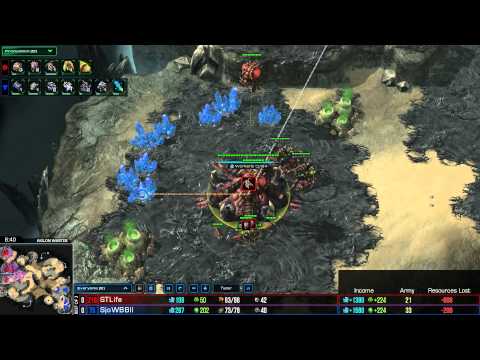 Starcraft 2 - DreamHack Summer Open - Quarter Final - SjoW vs Life - Game 1