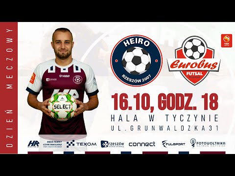 [NA ŻYWO] 1 liga futsalu: Heiro Rzeszów - Eurobus Przemyśl