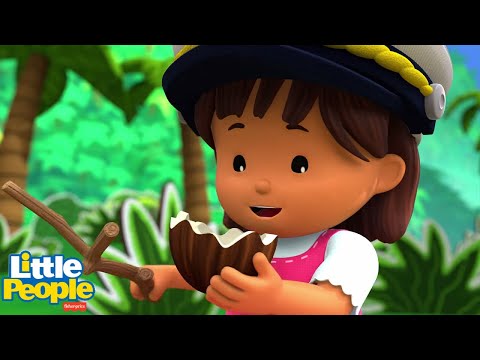Castaway Capers ⭐️ Little People ⭐ New Season! ⭐ S2 Episode 45 - Kids TV Series, Kingdom Kids Zone - Little People - Fisher Price