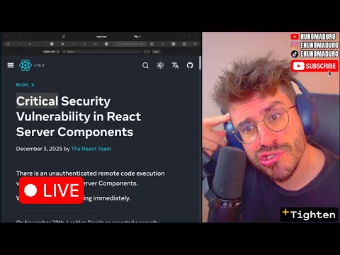 [VOD] SECURITY ISSUE IN REACT, ANTHROPIC BUYS BUN, REVIEWING YOUR CODE!