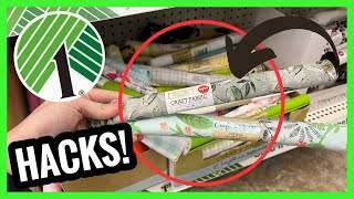 🤯 Dollar Tree DIY CRAFTS using FABRIC! GENIUS ideas for DIY home decor!