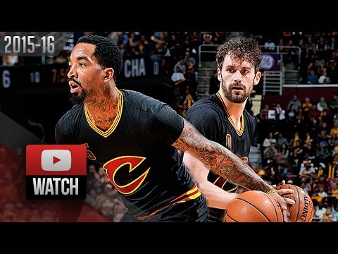 J.R. Smith & Kevin Love Full Highlights vs Hornets (2016.04.03) - 11 Threes Total!