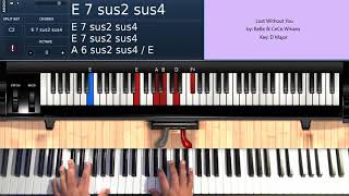 Lost Without You (by BeBe &amp; CeCe Winans) - Piano Tutorial