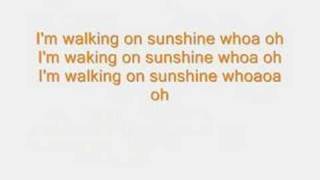 Aly &amp; AJ Walking On Sunshine (With Lyrics)