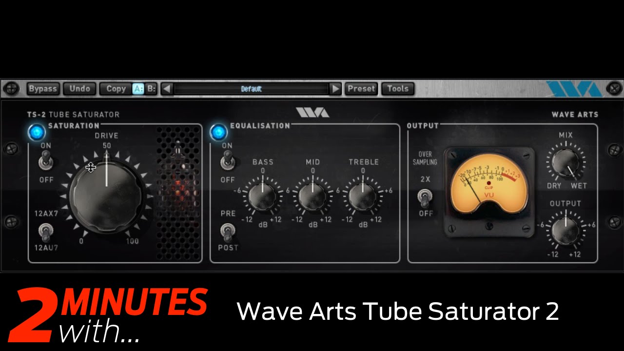 Wave Arts Tube Saturator 2 VST/AU plugin in action - YouTube