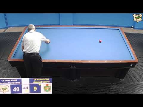 LIGA NACION 3 BANDAS 2ªDIV. - J. HERNANDEZ VS M. CASTRO