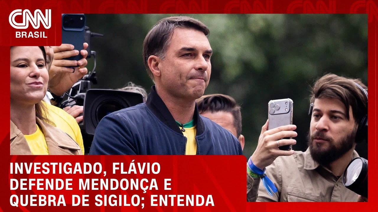 Investigado, Flávio defende Mendonça e quebra de sigilo; analista explica | CNN PRIME TIME