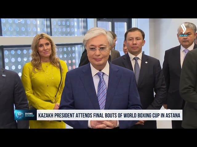 Қазақстан Президенті Астанада өткен бокстан Әлем кубогының финалына барды