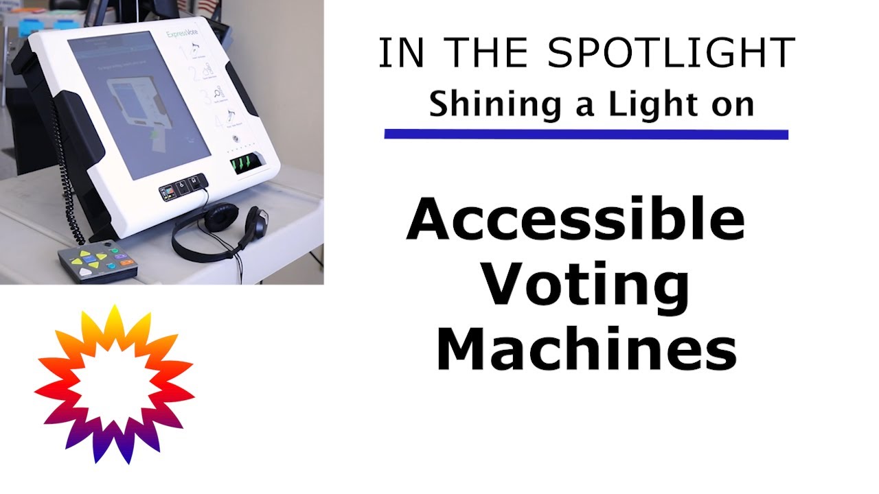 Accessible Voting Machines | Self-Determination | WI Board for People w/ Developmental Disabilities