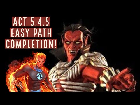 Act 5.4.5 Easy Path Completion| Road to Cavalier| How to Defeat Mephisto| Marvel Contest Hindi