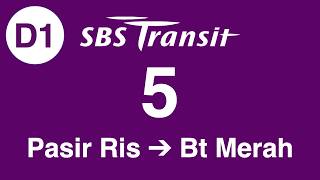 SBS Transit Trunk 5 Direction 1 Hyperlapse