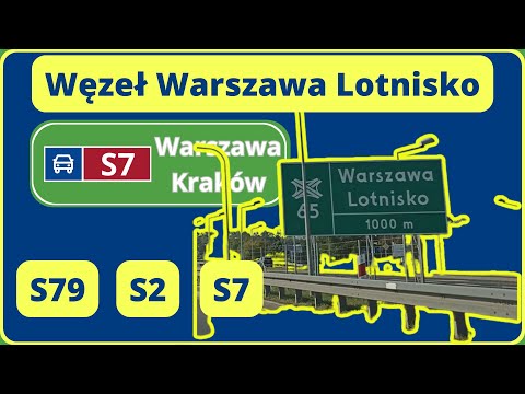 [032] Węzeł Warszawa Lotnisko: S79, S2, S7 | Warszawa Południe | 2023