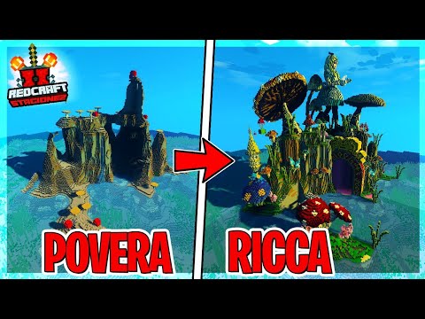 TRASFORMIAMO L'ISOLA DEI FUNGHI DI MINECRAFT DA POVERA A RICCA - RedCraft S2 Ep.26
