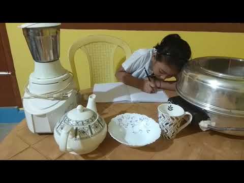 Ojasvi Das Spelling and table, kitchen items