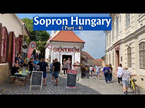 Virtual Walk around Sopron Hungary - Part 4 | Sopron City Tour 4K