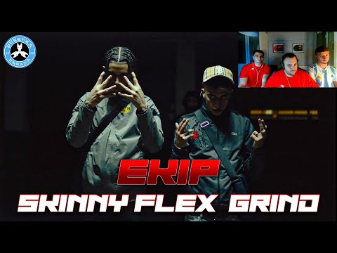 (REACCIÓN) Skinny Flex ft. Grind - EKIP (Official Music Video)