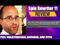 Spin Rewriter 11 review Spin Rewriter 11 review