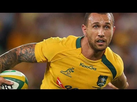 Quade Cooper- Offload King- Best Tries, Steps and Skills