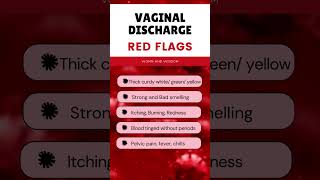 Vaginal Discharge: What is Abnormal? Red flags | Warning Signs | womb and wisdom | female health