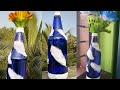 Blue Bottle Art Beer Bottle Painting Simple Bottle Decoration