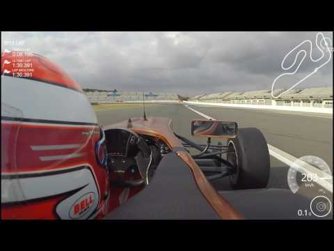 Andrea Benalli - Formula 3 - Dallara F308 VW PE Puresport - Valencia - 16/02/2017- On board Camera