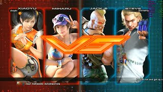 FT5 TTT2 (CHOPHI)XIAOYU/MIHARU VS DP(JACK-6/STEVE)