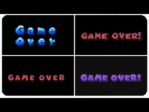 New Super Mario Bros. Series - Game Over Screen Evolution (All Death Screens)