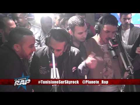 Tunisiano, Aketo et le Roi Heenok en live dans Planète Rap !