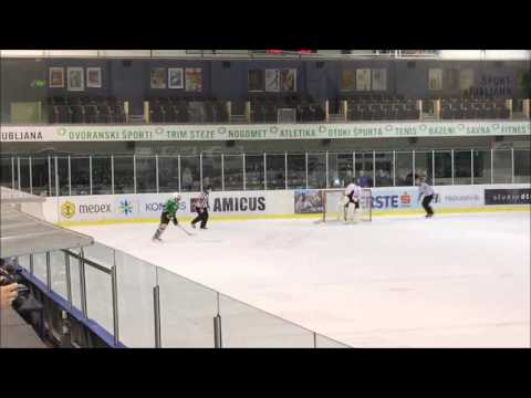 U-16 DP 18.2.2017 HK Olimpija - HD Mladi Jesenice 1:2, izvajanje kazenskih strelov