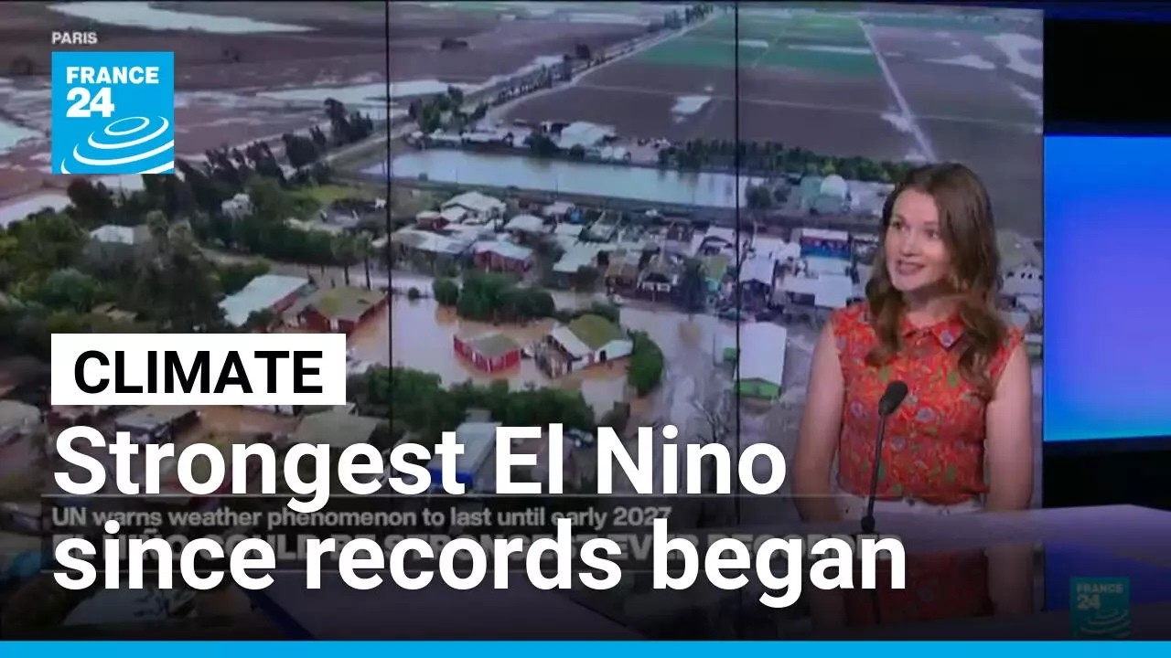 WMO chief says El Nino could be strongest in four decades • FRANCE 24 English
