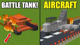 Minecraft: 15+ MILITARY Build Hacks &amp; Tricks!