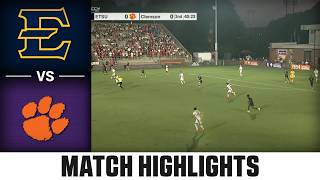 ETSU vs. Clemson Match Highlights | 2026 ACC Men's Soccer