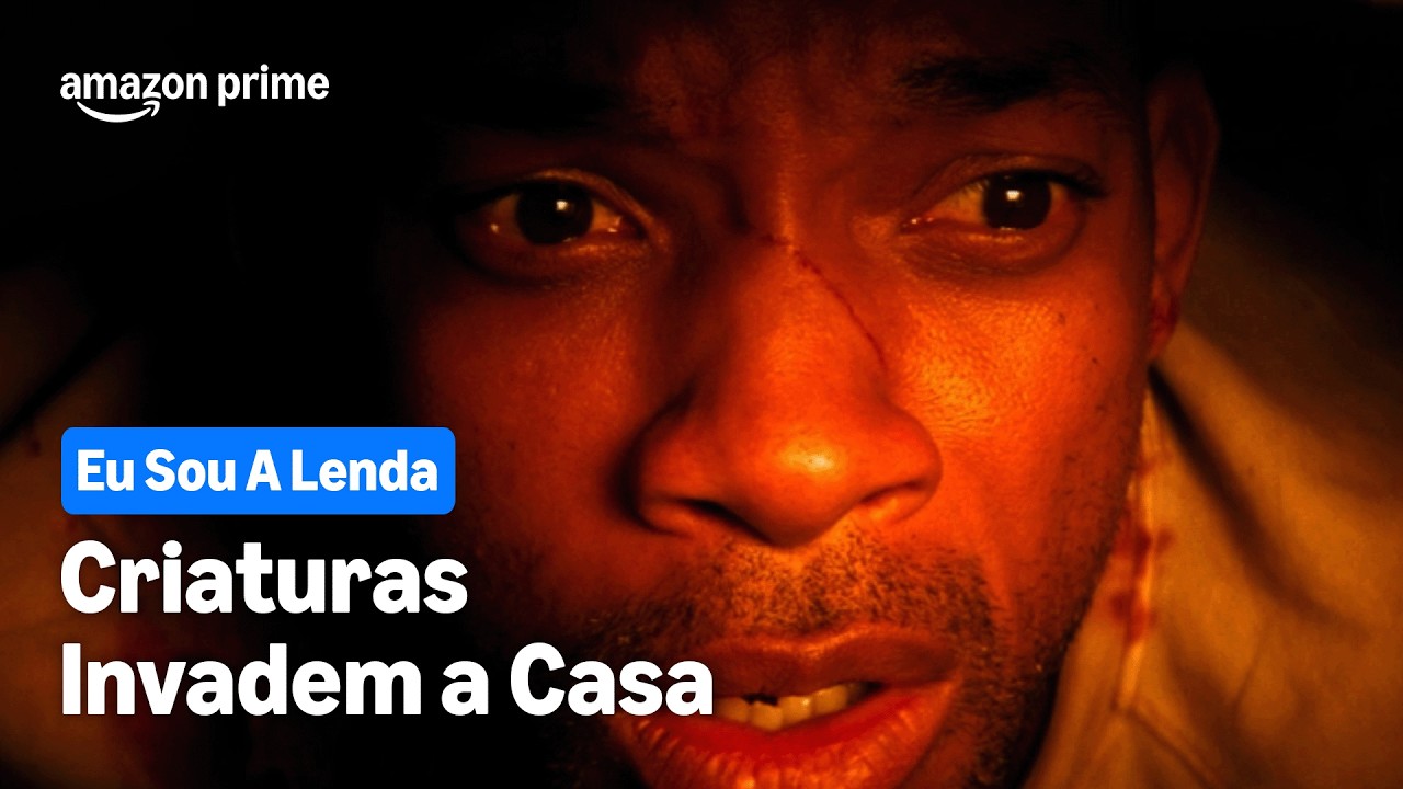 Eu Sou A Lenda | Criaturas Invadem a Casa | Prime Video