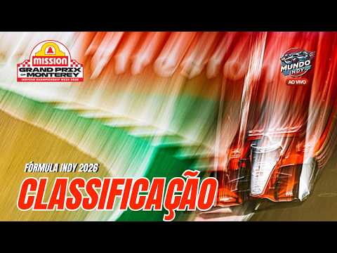 🔴 AO VIVO: Classificação dos GP de Laguna Seca | Fórmula Indy 2026 | Sem Imagens